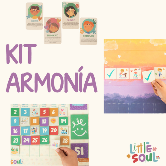Kit Armonía (rutina + calendario + emociones)