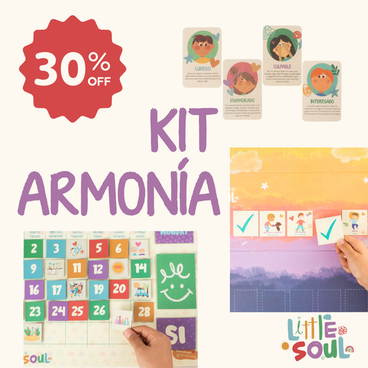 Kit Armonía (rutina + calendario + emociones)