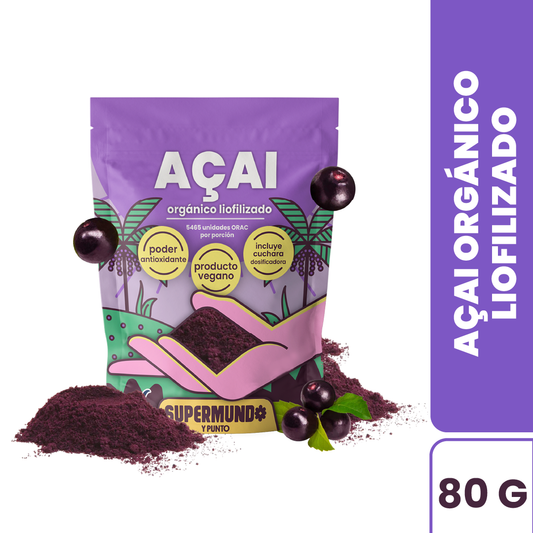 Açai polvo liofilizado x 80 gr