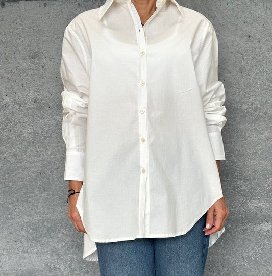 Camisa Algodon Blanca