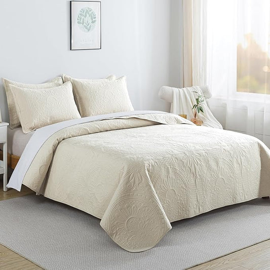 Quilt Flower Blanco