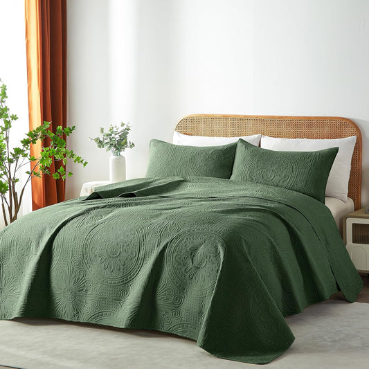 Quilt Flower Verde Oliva