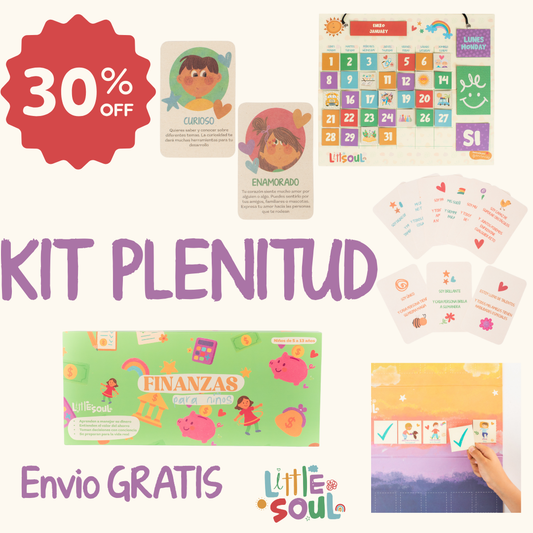Kit Plenitud (rutina + juego financiero + calendario + emociones + afirmaciones) ENVIO GRATIS