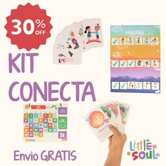 Kit conecta (rutina + calendario + emociones + afirmaciones)