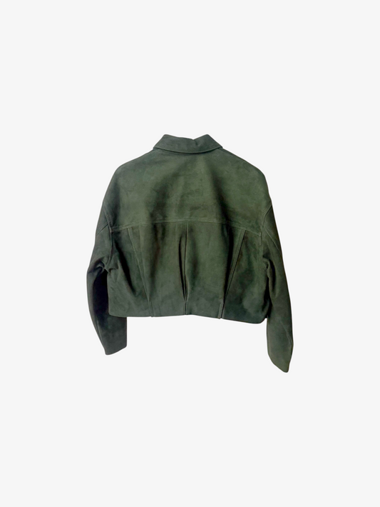 Chaqueta Petra - Gamuza Verde Botella