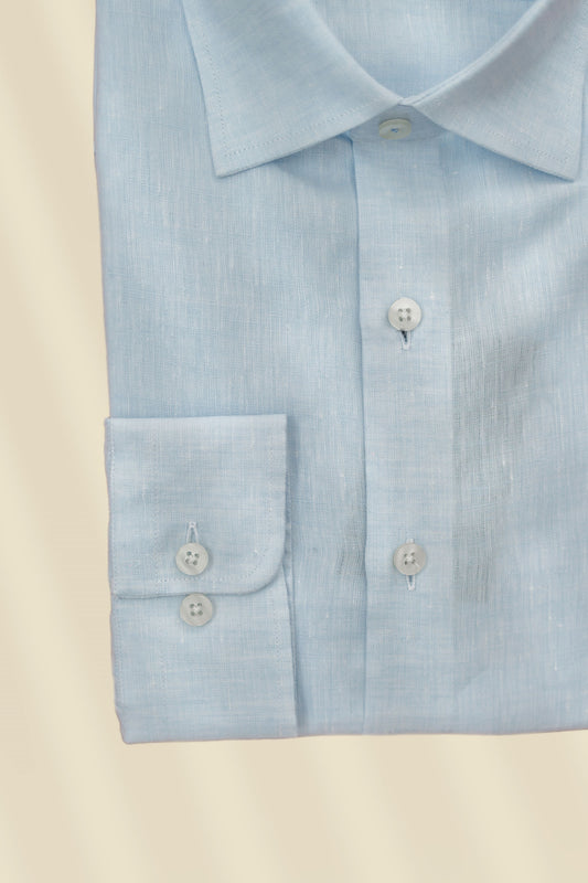 Camisa Lino JT Blue