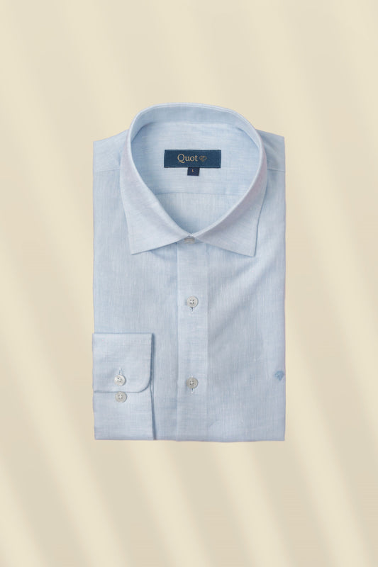 Camisa Lino JT Blue