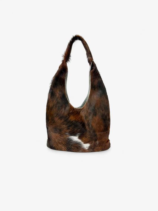 Cartera Benedeta - Blanco con Café