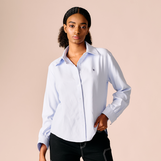 Camisa Oxford - Azul Cielo