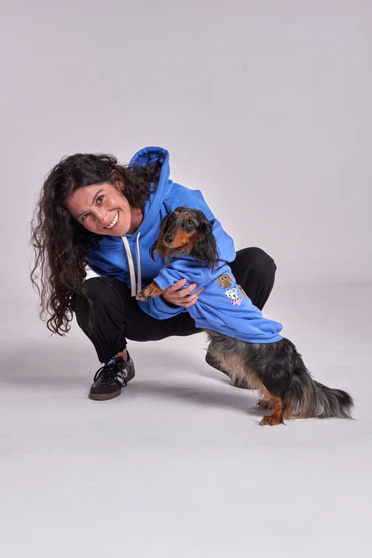 HOODIE DOMENICA AZUL - UNISEX