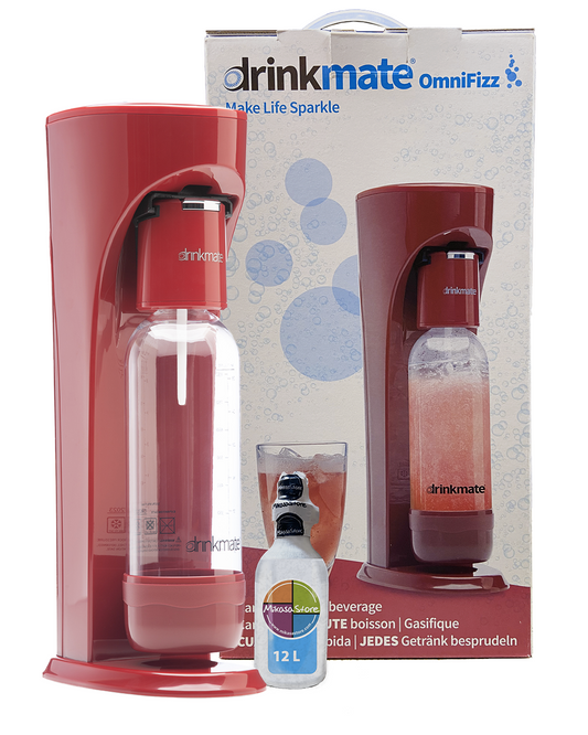 Máquina Roja Para Gasificar Cualquier Bebida Drinkmate