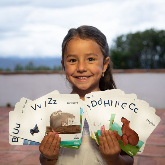 El abecedario con los animales de Colombia - Flash Cards