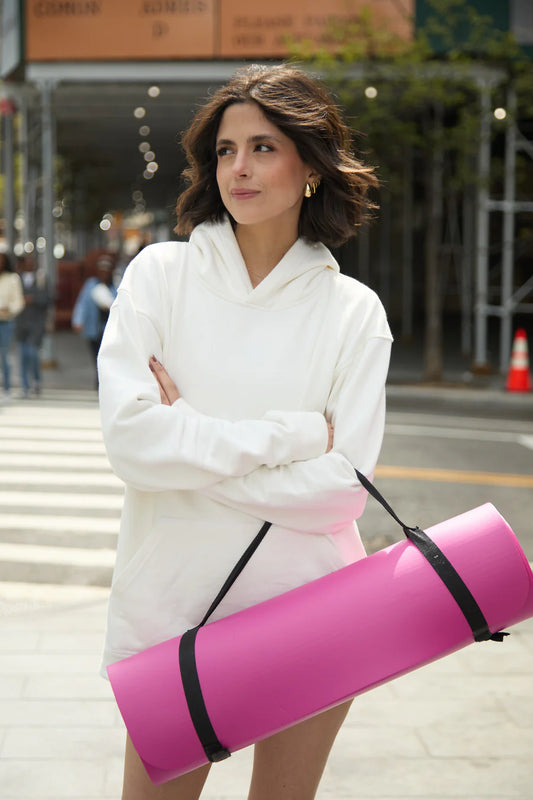 HOODIE DOMENICA CREMA - UNISEX