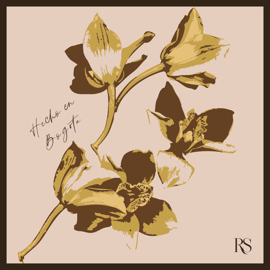 Pañoletas Orquidea amarilla