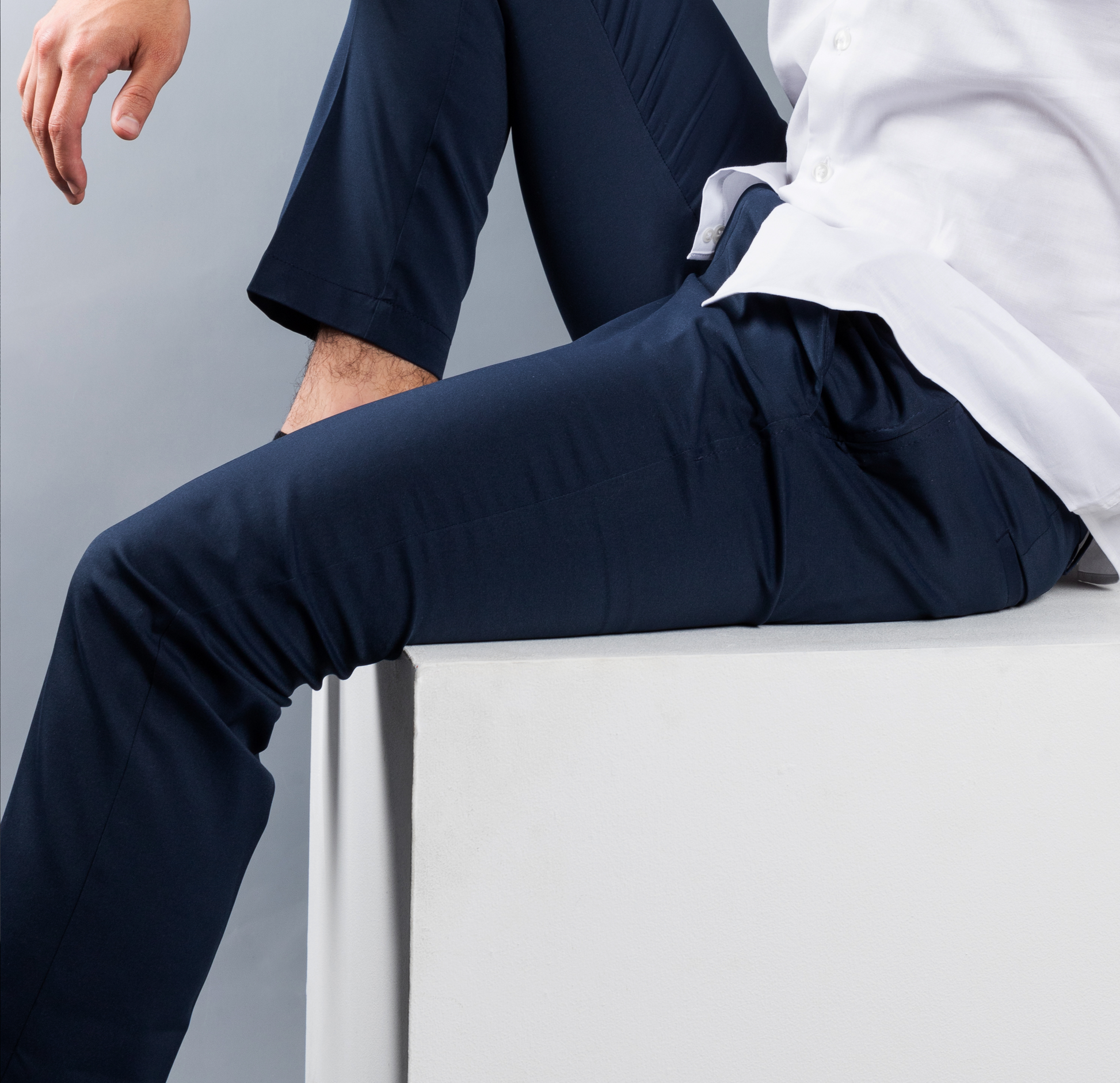 Pantalon quot traveler azul navy