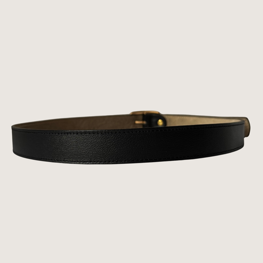 Cinturón de Cuero Clásico - Negro