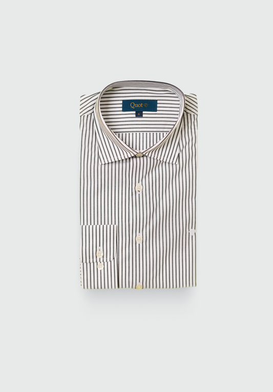 Camisa Líneas Verde Oliva