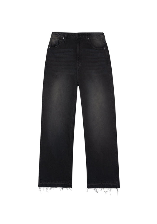 Monclair washed black brown jean