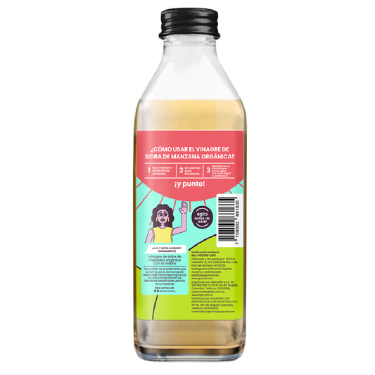 Vinagre Manzana x 500 ml