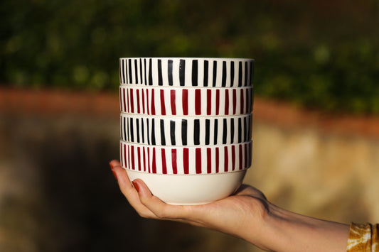 Bowls | Texturas Aleatorias | Lineas Rojas