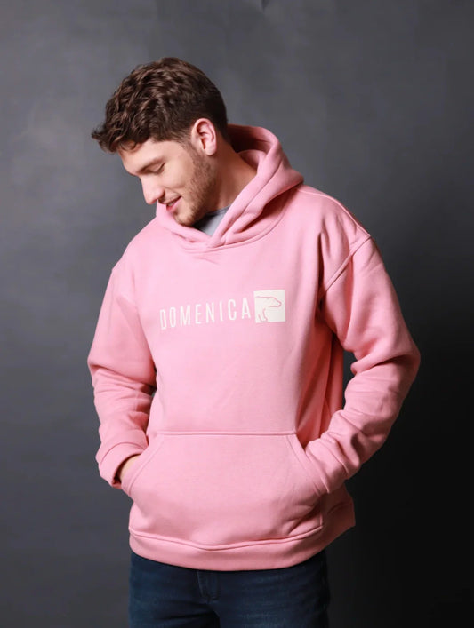 HOODIE DOMENICA ROSADO - UNISEX